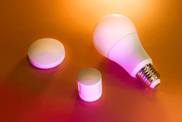 background image with lighting devices